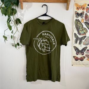 Distressed hop farm t shirt